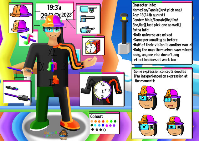 Latest remastered OC reference sheet